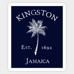 Kingston Jamaica Vintage Palm Sticker